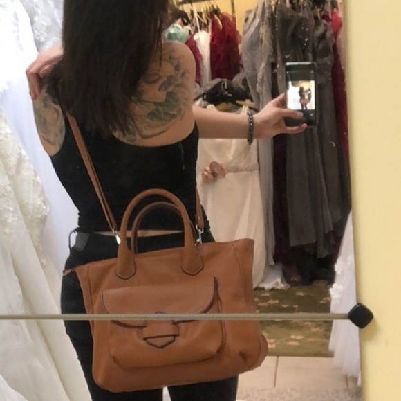 BRAND NEW Soft satchel, crossbody, tote -Off White - Picture 3 of 6